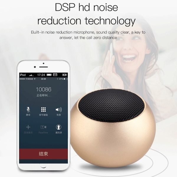 Mini Portable Wireless Bluetooth & Rechargeable Speaker – Wireless Bluetooth Mini Speaker With Card Slot